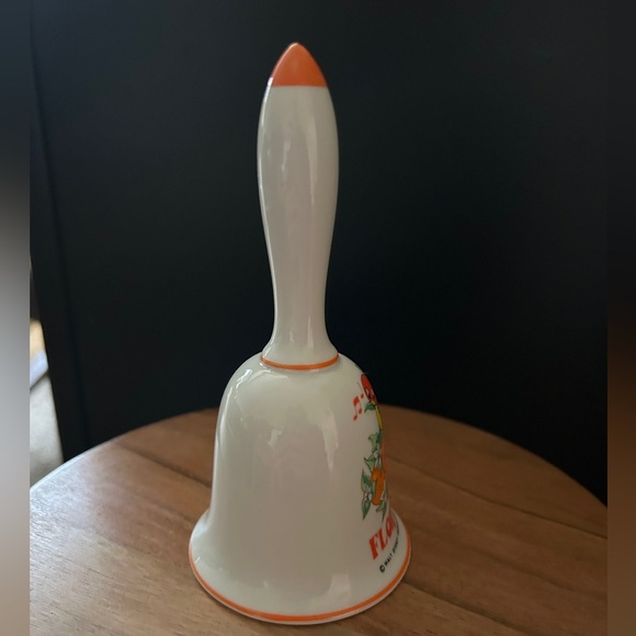 Disney World Florida Orange Bird Bell Decor Accessory Walt Disney Productions - Picture 3 of 4